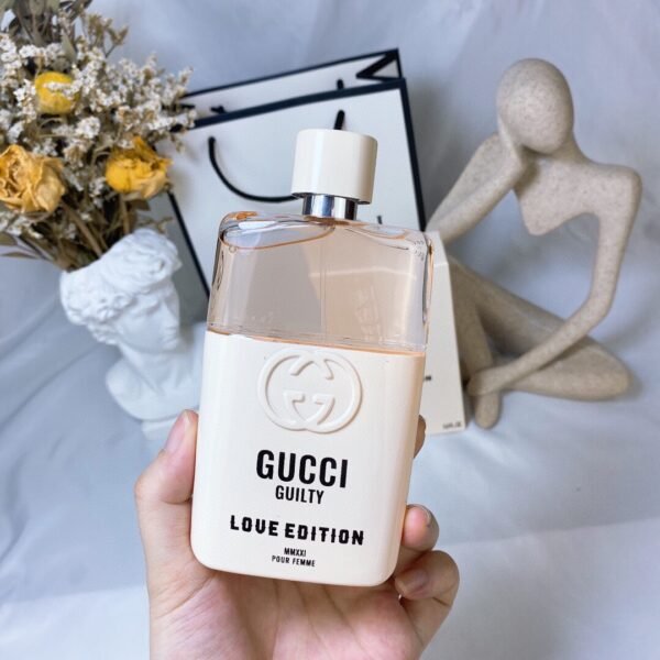 Guilty Love Mystery Women's Perfume 90ml in a white fragrance bottle