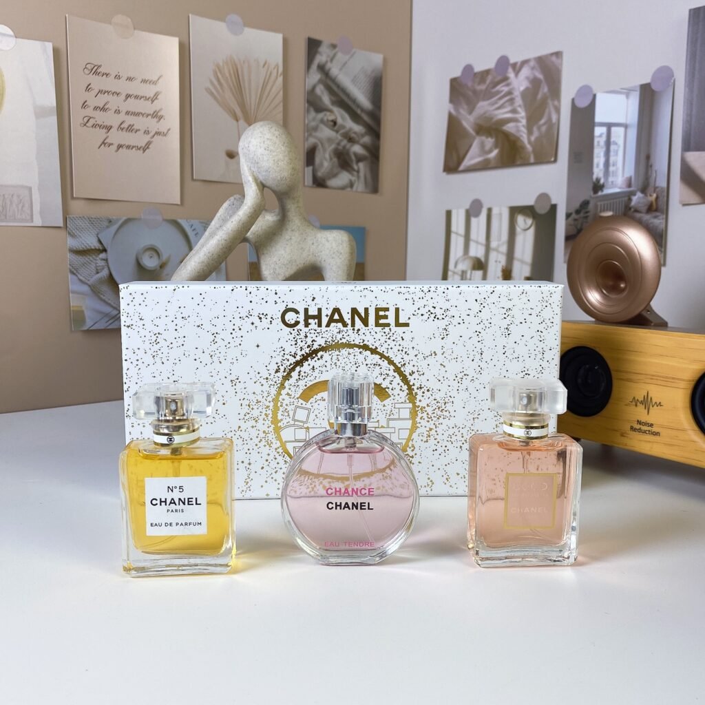 Christmas Perfume Gift Set 30ml three-piece white box