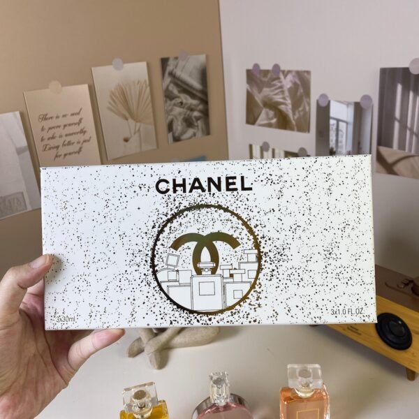 Christmas white gift box sample three-piece set 30ml×3