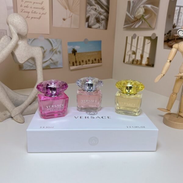 Crystal Diamond Perfume Gift Box Three-piece Set 30ml×3