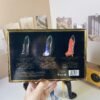 Black and white box high heels perfume three-piece set 30ml