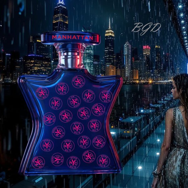 Manhattan Skyline Noir 09 Eau de Parfum 100ml luxury fragrance bottle