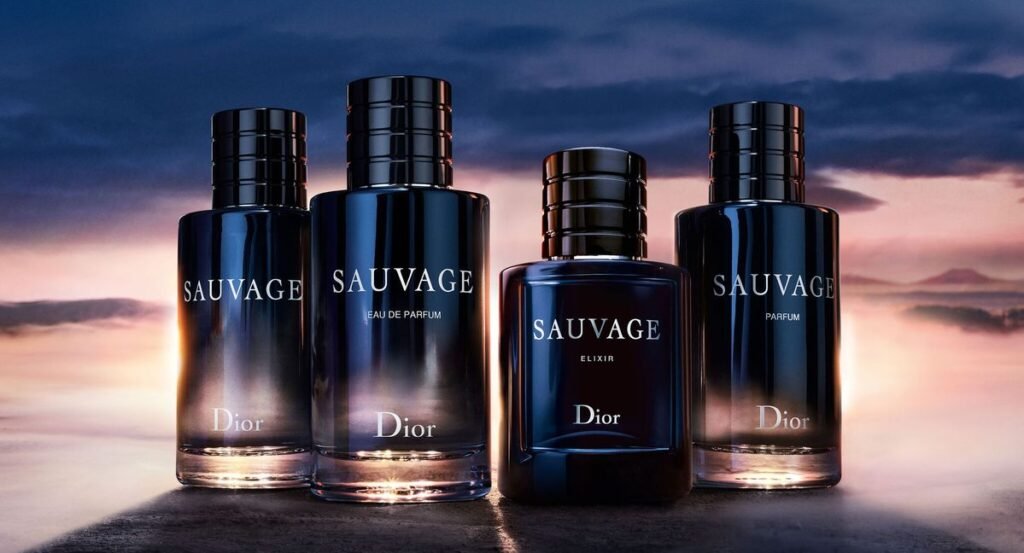 Dior Sauvage men's perfume bottle placed in a natural landscape, symbolizing freedom, confidence, and modern masculinity | BGD Wholesale & Retail Platform