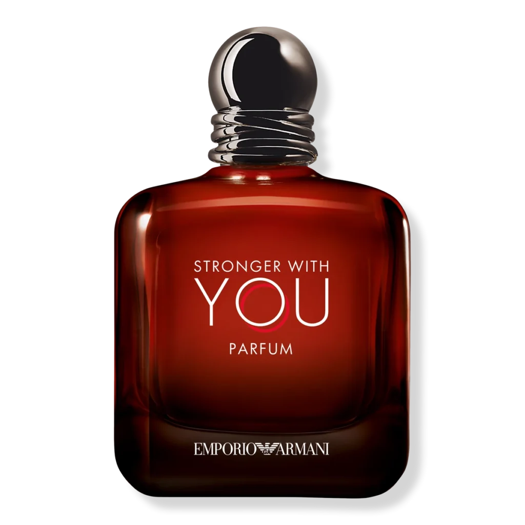 Emporio Armani Stronger With You Parfum men's fragrance bottle – one of the best compliment-getting fragrances for men in 2026