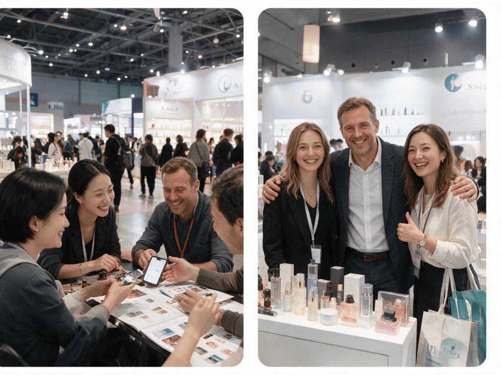 International perfume buyers building long term partnership with reliable fragrance supplier
