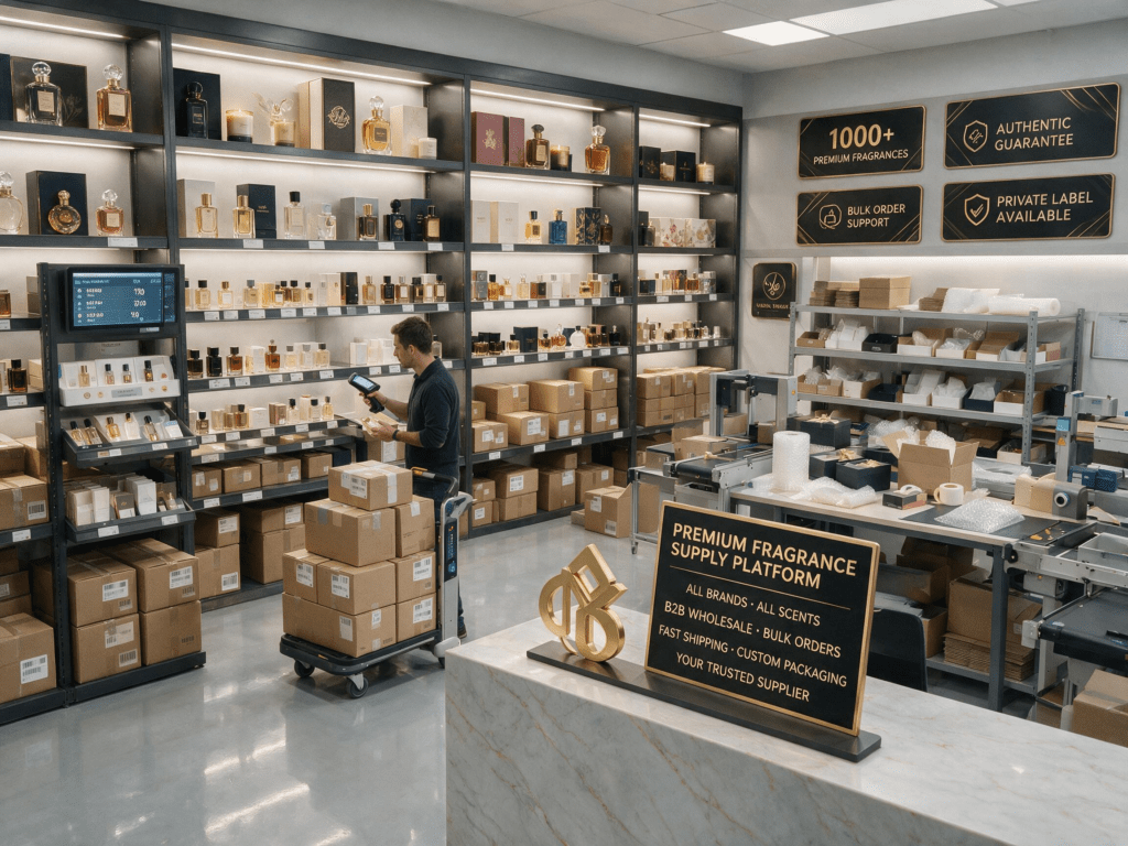 Reliable perfume wholesale supplier USA with fragrance products and professional inventory management