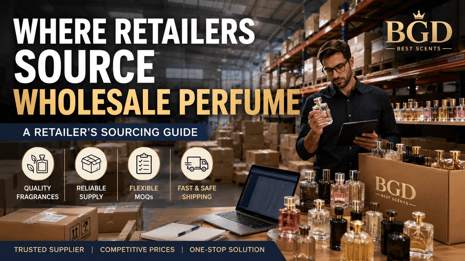 Wholesale perfume supplier for US and European retailers