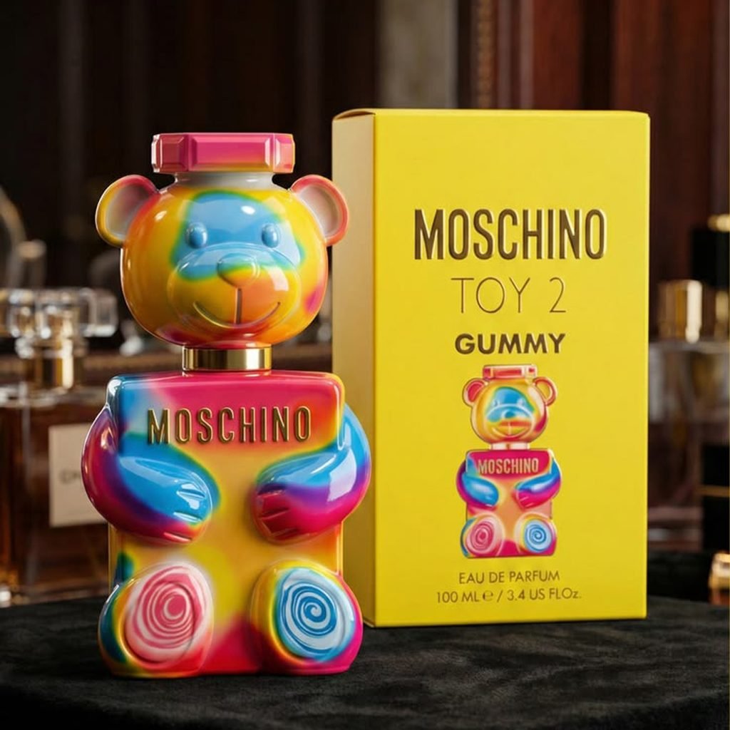 Creative fragrance packaging with a cute perfume bottle