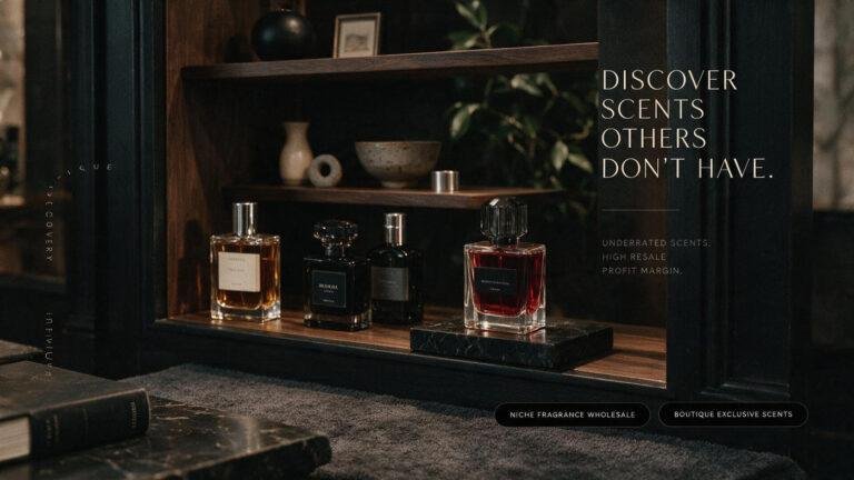Niche fragrance wholesale selection for boutique perfume retailers