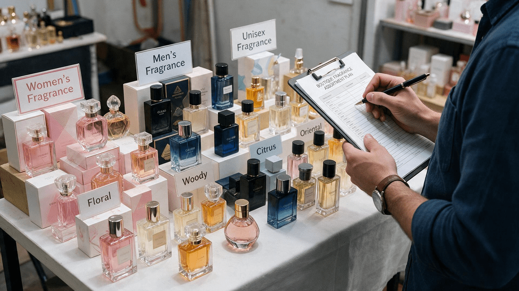 Wholesale perfume assortment for small boutique retail stores
