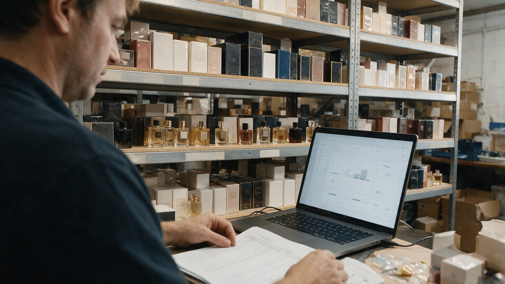 Wholesale perfume inventory management for resellers