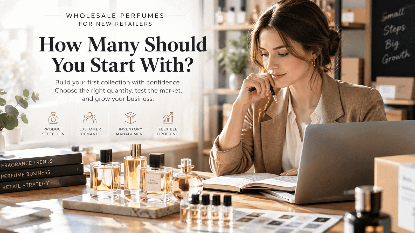 Wholesale perfumes for new retailers planning their first collection